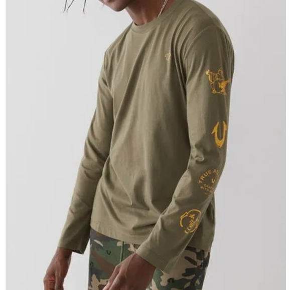 True Religion long sleeve iconic t-shirt SZ.XL - Picture 1 of 8